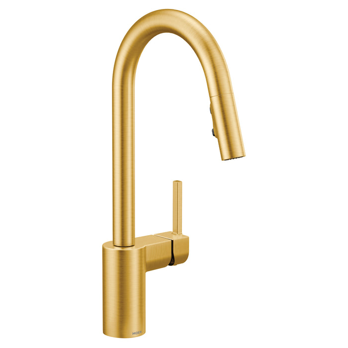 one-handle pulldown kitchen faucet