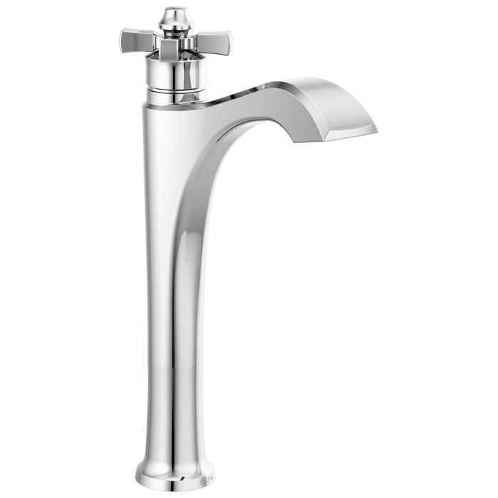 Delta Dorval 757 Single Handle Vessel Bathroom Faucet - Chrome