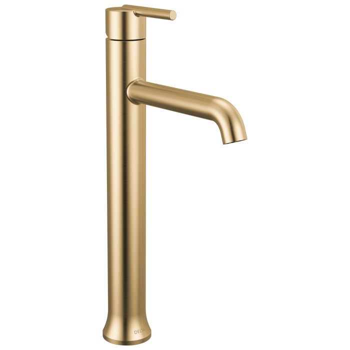 Delta Trinsic 759 Single Handle Vessel Bathroom Faucet - Champagne Bronze
