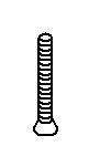 KOHLER Screw, 10-24 X .625, Pan