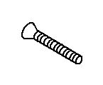 KOHLER Screw, #6-32 X 1.300, Countersunk