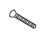 KOHLER Screw, #6-32 X 1.300, Countersunk