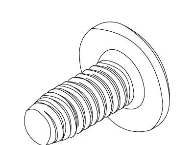 KOHLER Screw, 8-32 Self Tapping