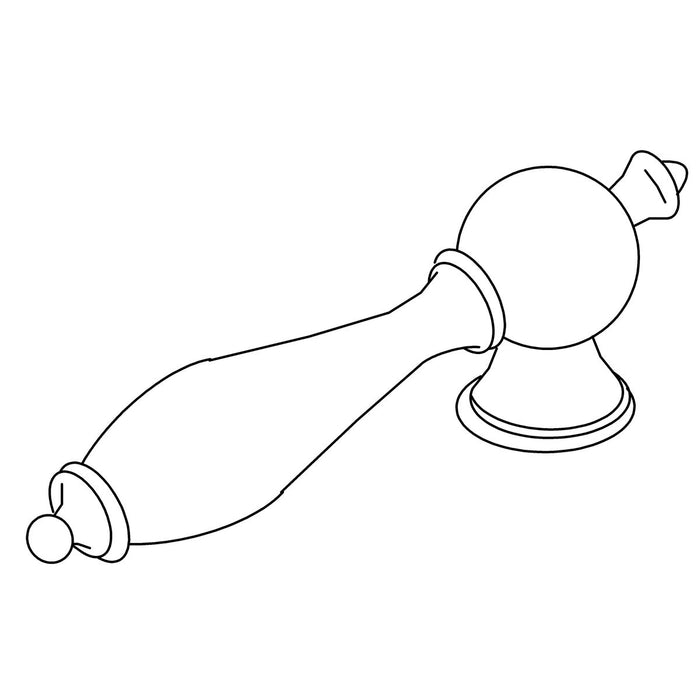 KOHLER Lever Handle Assembly W/ White Insert