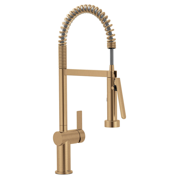 one-handle pulldown kitchen faucet