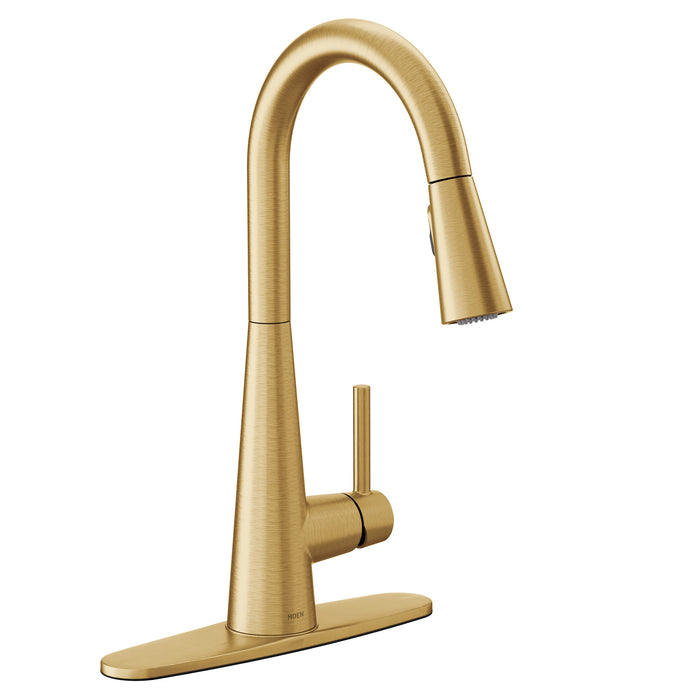 one-handle pulldown kitchen faucet