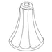 KOHLER Bonnet,8-Sided Widespread