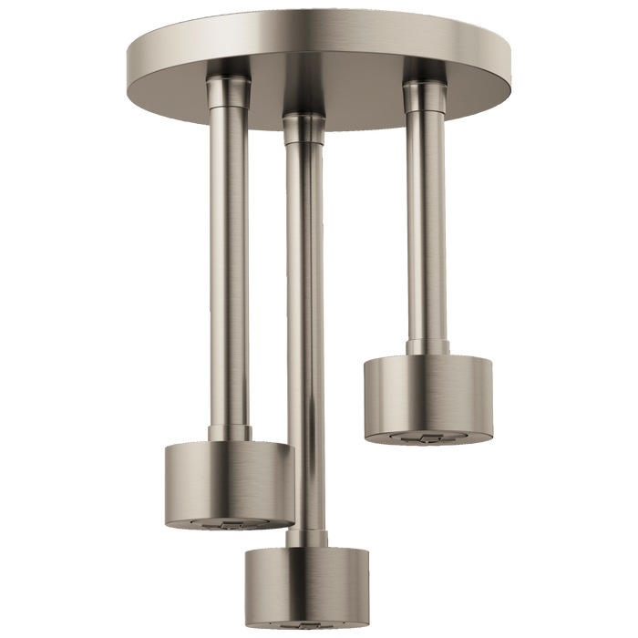 Brizo Essential Shower 81335 Linear Round Single-Function H2Okinetic Pendant Raincan Shower Head