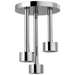 Brizo Essential Shower 81335 Linear Round Single-Function H2Okinetic Pendant Raincan Shower Head