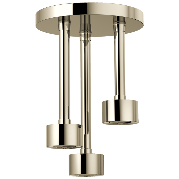 Brizo Essential Shower 81335 Linear Round Single-Function H2Okinetic Pendant Raincan Shower Head
