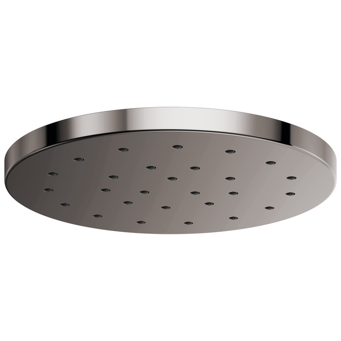Brizo Essential Shower 81987 14” Linear Round H2OKINETIC Single-Function Raincan Shower Head - Brilliance Black Onyx