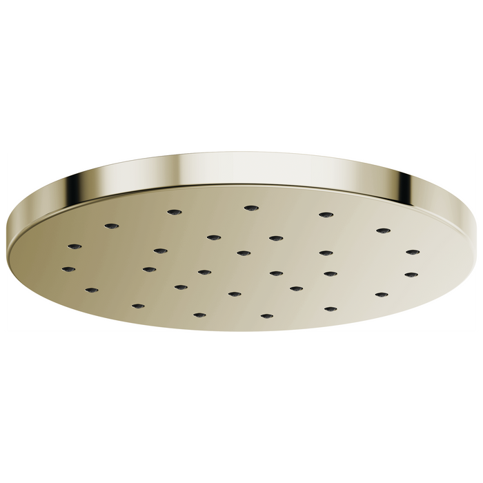 Brizo Essential Shower 81987 14” Linear Round H2OKINETIC Single-Function Raincan Shower Head - Polished Nickel
