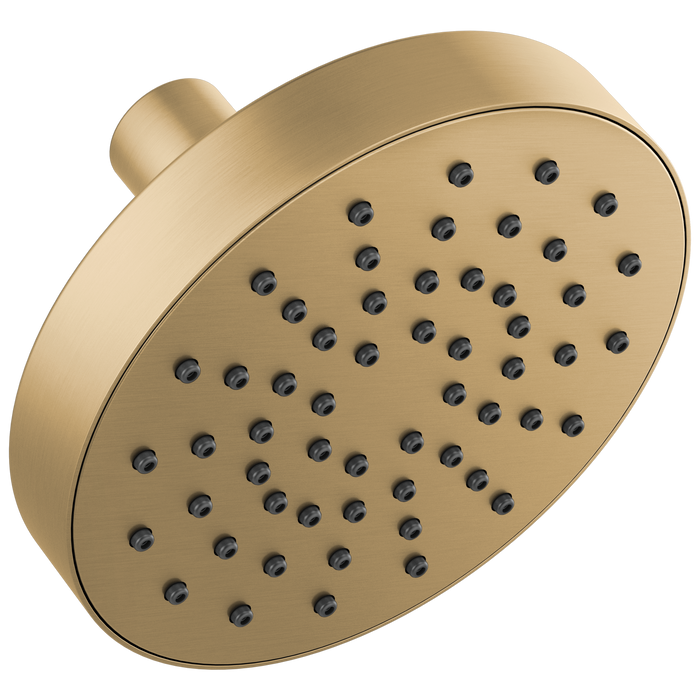 Brizo Universal Showering: 5" Linear Round Single-Function Wall Mount Shower Head - 1.75 GPM