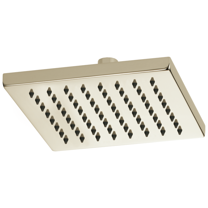 Brizo Essential Shower 83341 8" Linear Square Single-Function Raincan Shower Head - 1.75 GPM