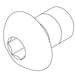 KOHLER Screw, M4-0.7Mm X 6Mm, Dome Head