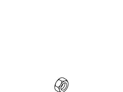 KOHLER Nut, .25-20Unc