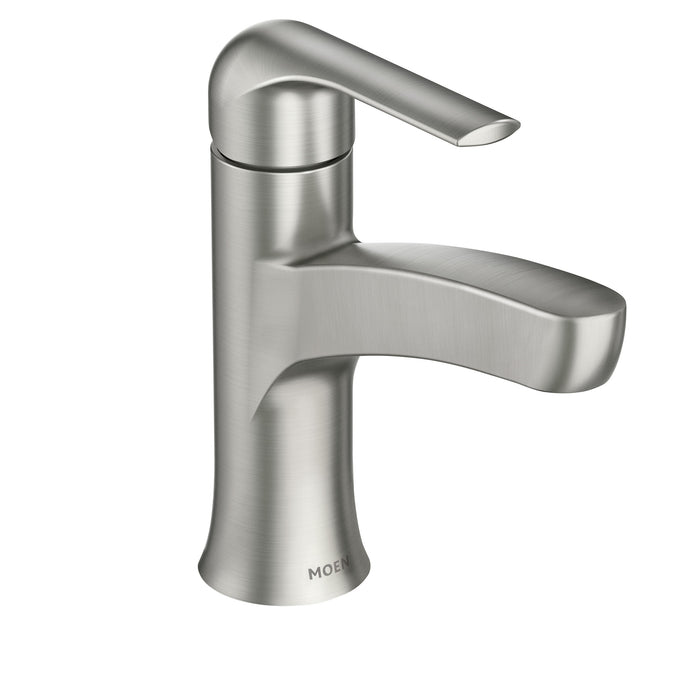 Moen Tilson One-Handle High Arc Bathroom Faucet - Spot Resist Brushed Nickel
