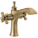 Delta Dorval 857 Two Handle Single Hole Monoblock Bathroom Faucet - Champagne Bronze
