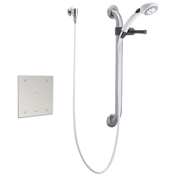 Commercial 860T 860T153 Electronic Shower Trim with Push Button Activator- Hardwire - Chrome