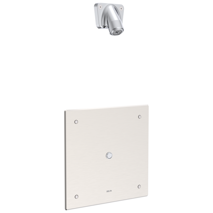Delta Commercial 860T: Electronic Shower Trim with Push Button Activator- Hardwire