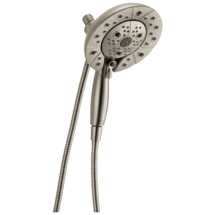 Brizo Essential Shower 86220 Classic Round H2Okinetic Multi-Function Hydrati 2|1 Shower - Brushed Nickel
