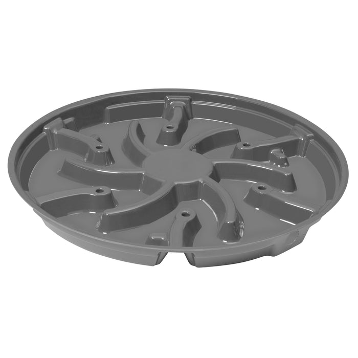 IPS 87093 25" Plastic Dry Lift Water Heater Drain Pan w/ PVC Adapter