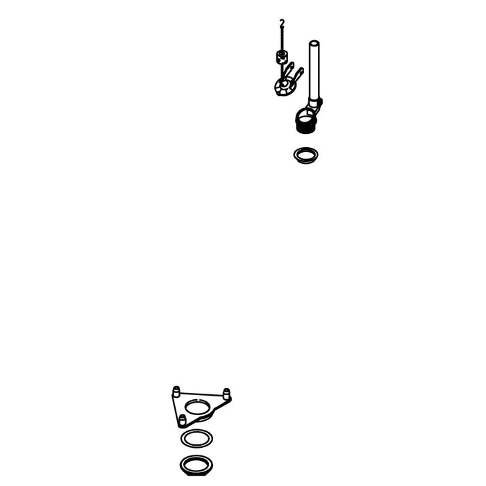 KOHLER Flush Valve Kit/Unlined Tank