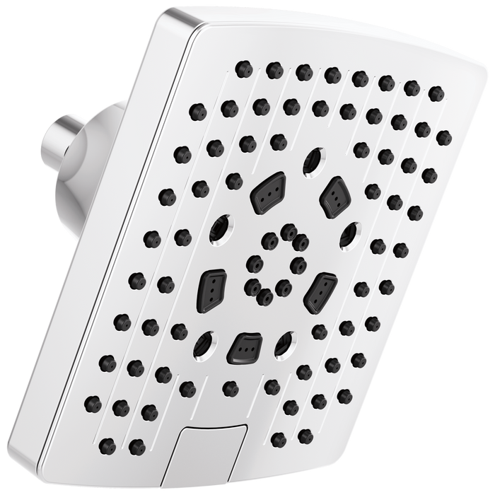 Brizo Essential Shower 87406 7” Linear Square H2Okinetic Multi-Function Wall Mount Shower Head - 2.5 GPM