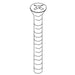 KOHLER Screw, 8-32 Flat Head Coutntersunk