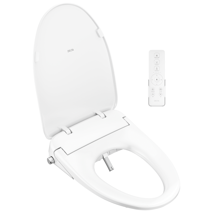Delta Refresh 893006E Premium Elongated Electric Bidet Toilet Seat