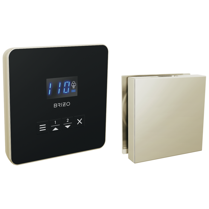 Brizo 8CH Elemental Square Steam Set