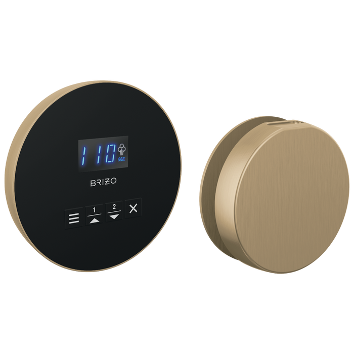 Brizo 8CH Elemental Round Steam Set