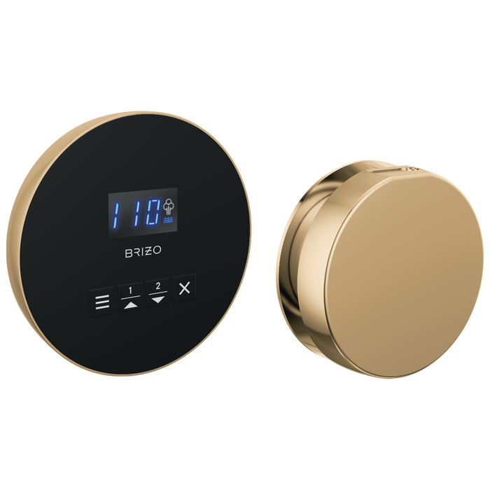 Brizo 8CH Elemental Round Steam Set