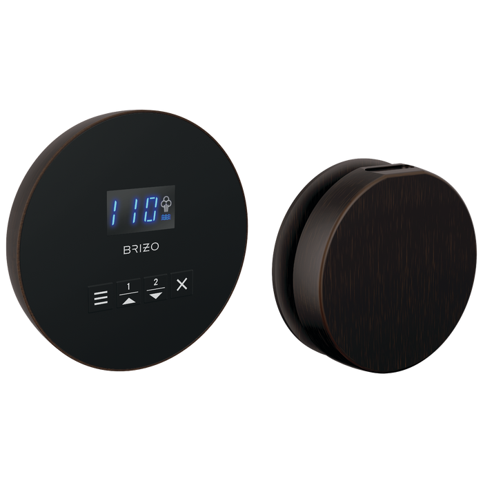 Brizo 8CH Elemental Round Steam Set