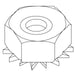 KOHLER Locknut, 5/16-18
