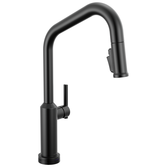Delta Cordova 9085TL Touch2O Technology Kitchen Faucet with Touchless Technology - Matte Black