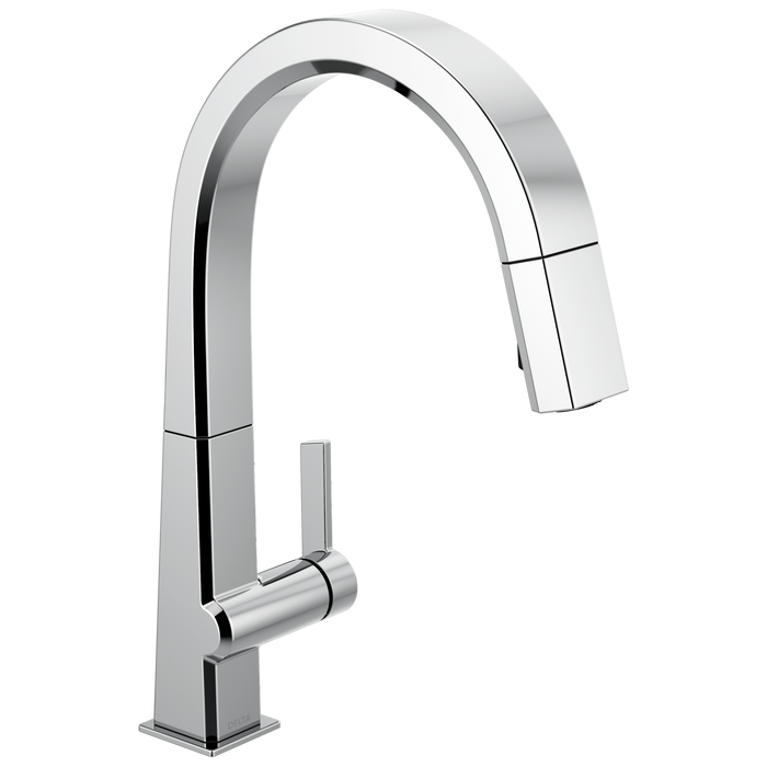 Delta Delta Pivotal™: Single Handle Pull Down Kitchen Faucet