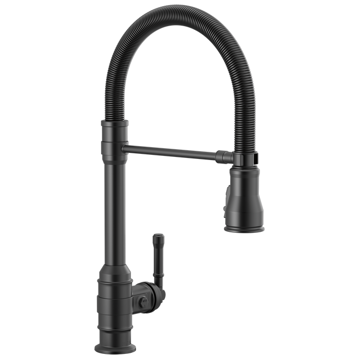 Delta Broderick 9690 Single Handle Pull-Down Kitchen Faucet With Spring Spout