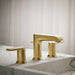 Vibrant Brushed Moderne Brass - Shows close up detail of product in room