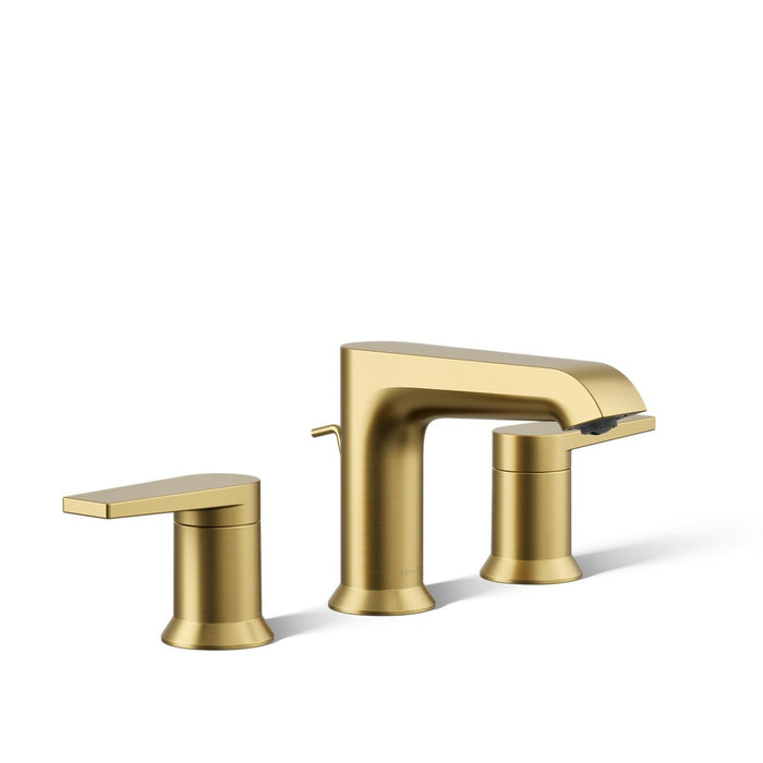 Vibrant Brushed Moderne Brass - 3/4 view of product