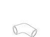 KOHLER Elbow, 45 Pvc, .50 X .50