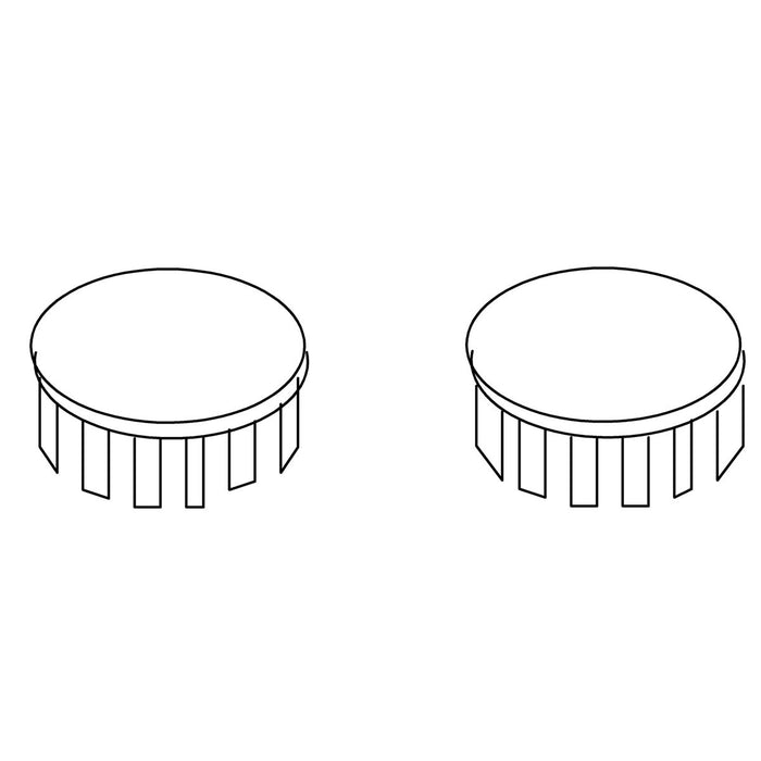KOHLER Cap Kit, Seat Hinge, Pair