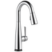 Delta Essa 9913T Single Handle Pull-Down Bar / Prep Faucet with TouchTouch 2O Technology