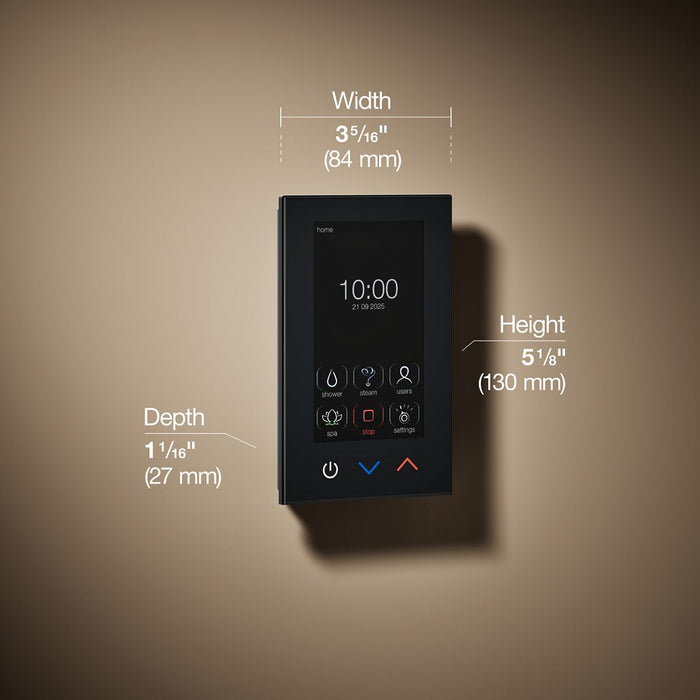 Default Title - 3/4 view of product with dimensions