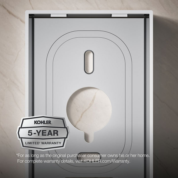 Polished Chrome - Infographic of product warranty