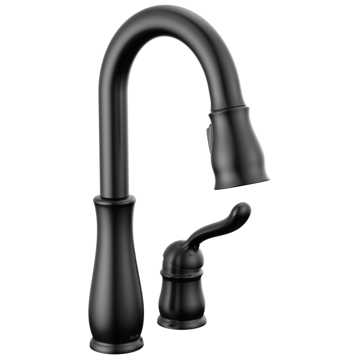 Delta Leland 9678 Single Handle Pull-Down Bar / Prep Faucet