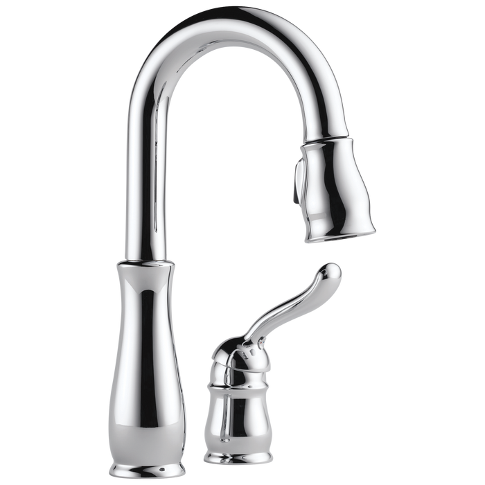 Delta Leland 9678 Single Handle Pull-Down Bar / Prep Faucet