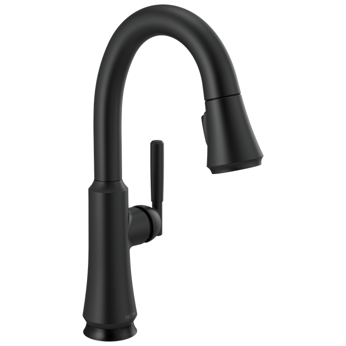 Delta Delta Coranto™: Single Handle Pull Down Bar/Prep Faucet with Touch<sub>2</sub>O Technology