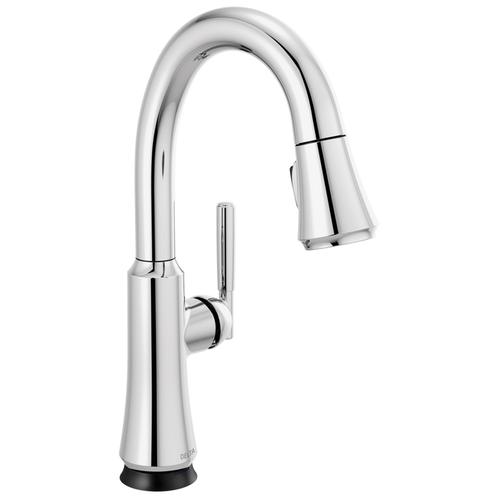 Delta Delta Coranto™: Single Handle Pull Down Bar/Prep Faucet with Touch<sub>2</sub>O Technology