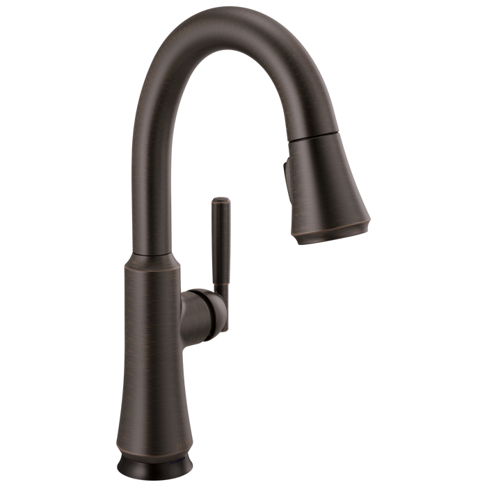 Delta Delta Coranto™: Single Handle Pull Down Bar/Prep Faucet with Touch<sub>2</sub>O Technology